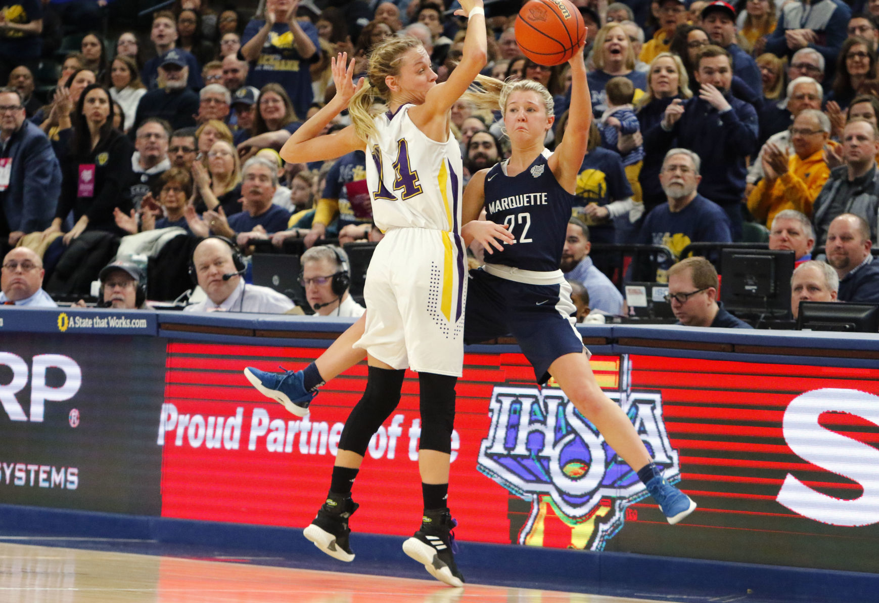 Gallery: Marquette Catholic vs. Vincennes Rivet in Class A championship